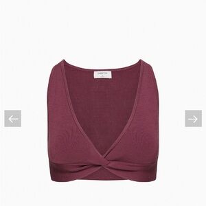 NWT Aritzia Babaton Sculpt Knit Twist Tank – XS – Cropped